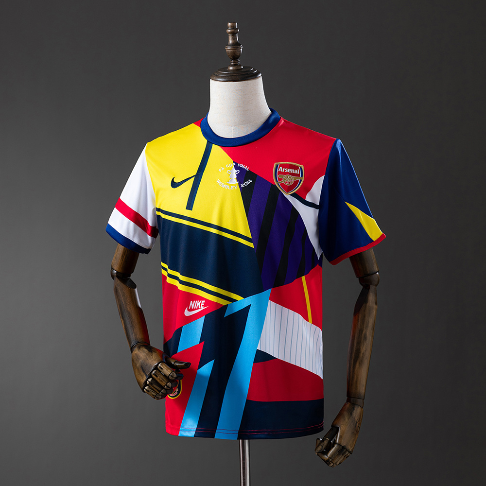 Arsenal 2014 Anniversary Edition Retro Jersey – Classic Replica Football Shirt – S-XXL