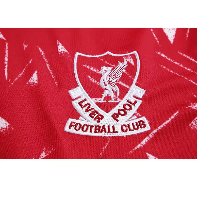 Retro Liverpool 89/91 Long Sleeve Home Jersey – Replica Football Shirt – S-XXL
