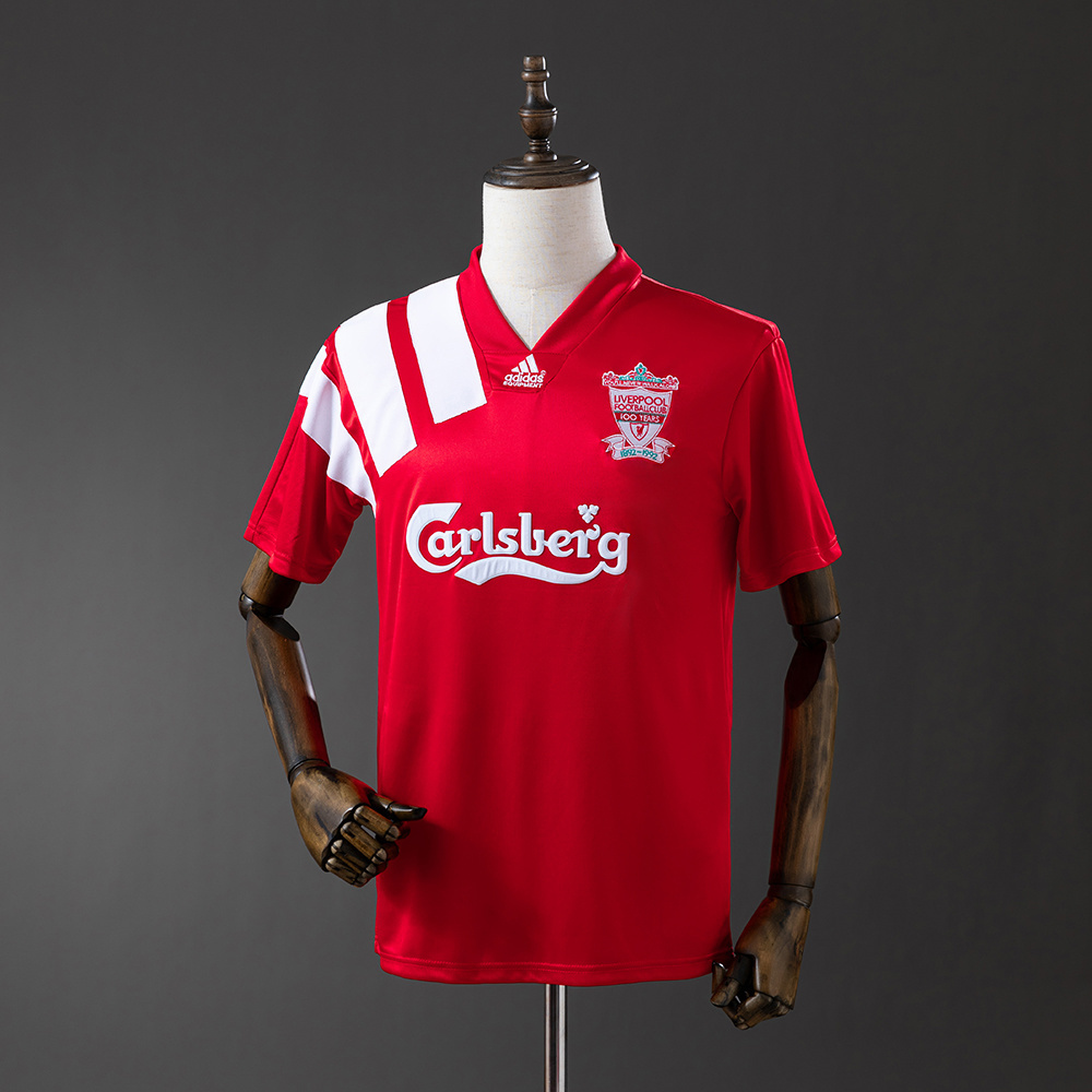 Liverpool 1992/93 Home Retro Jersey – Replica Football Shirt – S-XXL