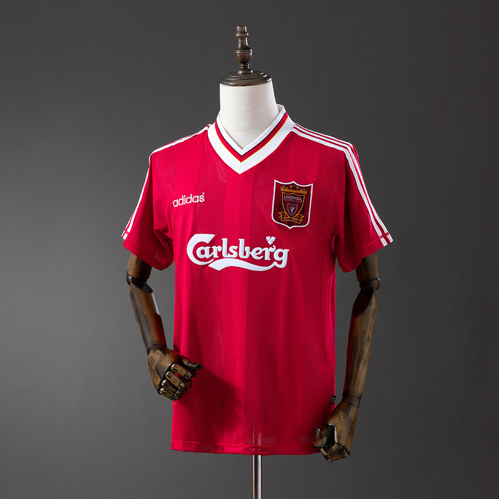 Liverpool 1995/96 Home Retro Jersey – Replica Football Shirt – S-XXL