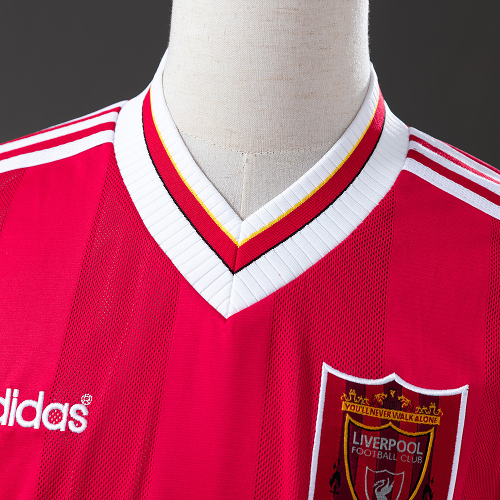 Liverpool 1995/96 Home Long Sleeve Retro Jersey – Replica Football Shirt – S-XXL