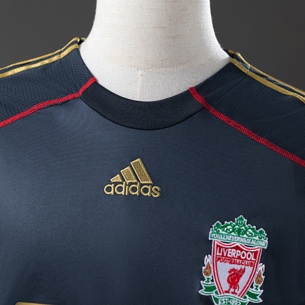 Liverpool 2009/10 Away Long Sleeve Retro Jersey – Replica Football Shirt – S-XXL