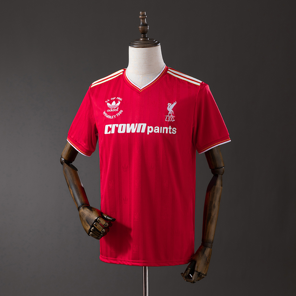 Liverpool 1986/87 Home Retro Jersey – Replica Football Shirt – S-XXL