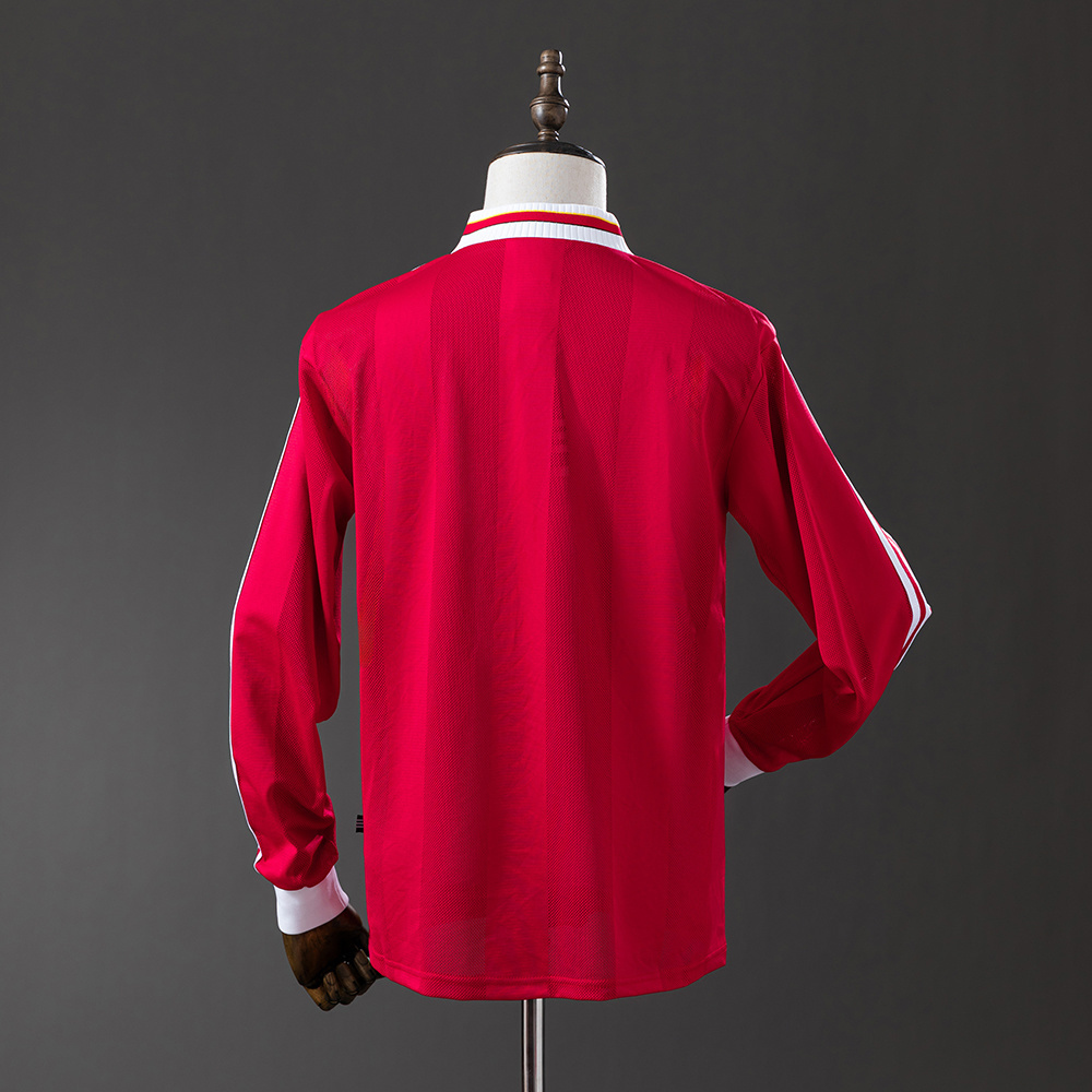 Liverpool 1995/96 Home Long Sleeve Retro Jersey – Replica Football Shirt – S-XXL