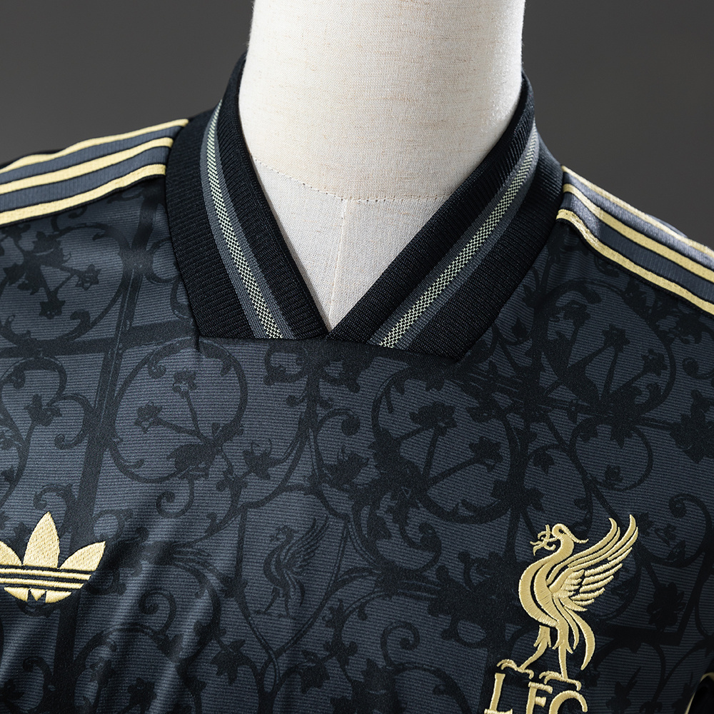 Liverpool 25/26 Special Edition Black Jersey – Replica Football Soccer Shirt – S–XXL