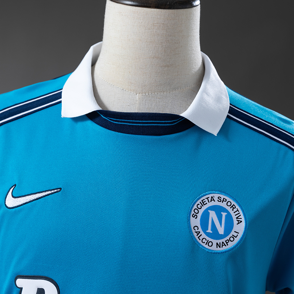 Napoli 98/99 Home Long Sleeve Retro Jersey – Replica Football Soccer Shirt – S–XXL
