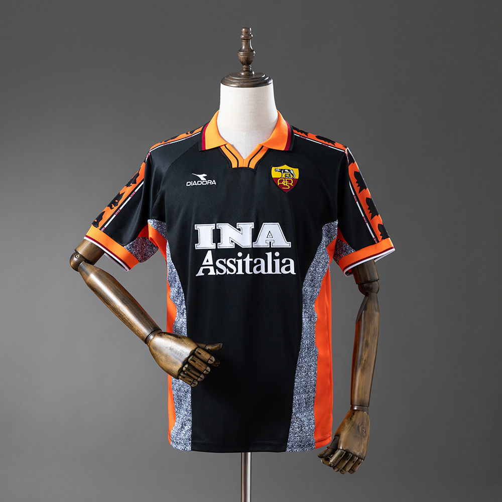 Roma 98/99 Third Retro Jersey – Replica Football Soccer Shirt – S–XXL