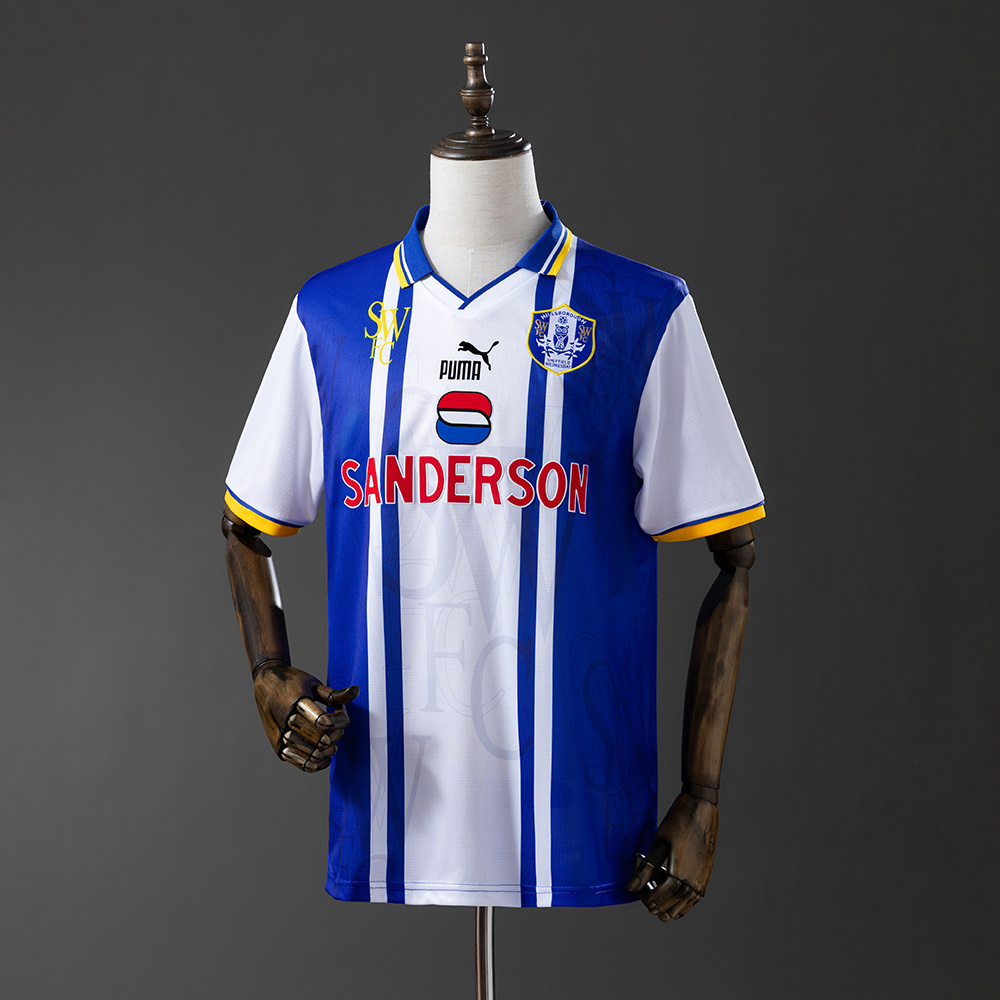 Sheffield Wednesday 1995/97 Home Retro Jersey – Replica Football Soccer Shirt – S–XXL