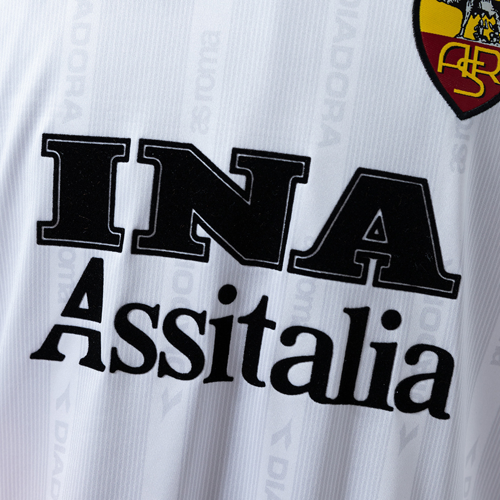 Roma 99/00 Away Long Sleeve Retro Jersey – Replica Football Soccer Shirt – S–XXL
