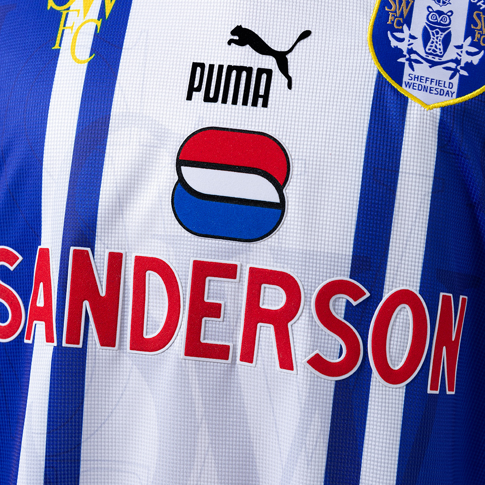 Sheffield Wednesday 1995/97 Home Retro Jersey – Replica Football Soccer Shirt – S–XXL