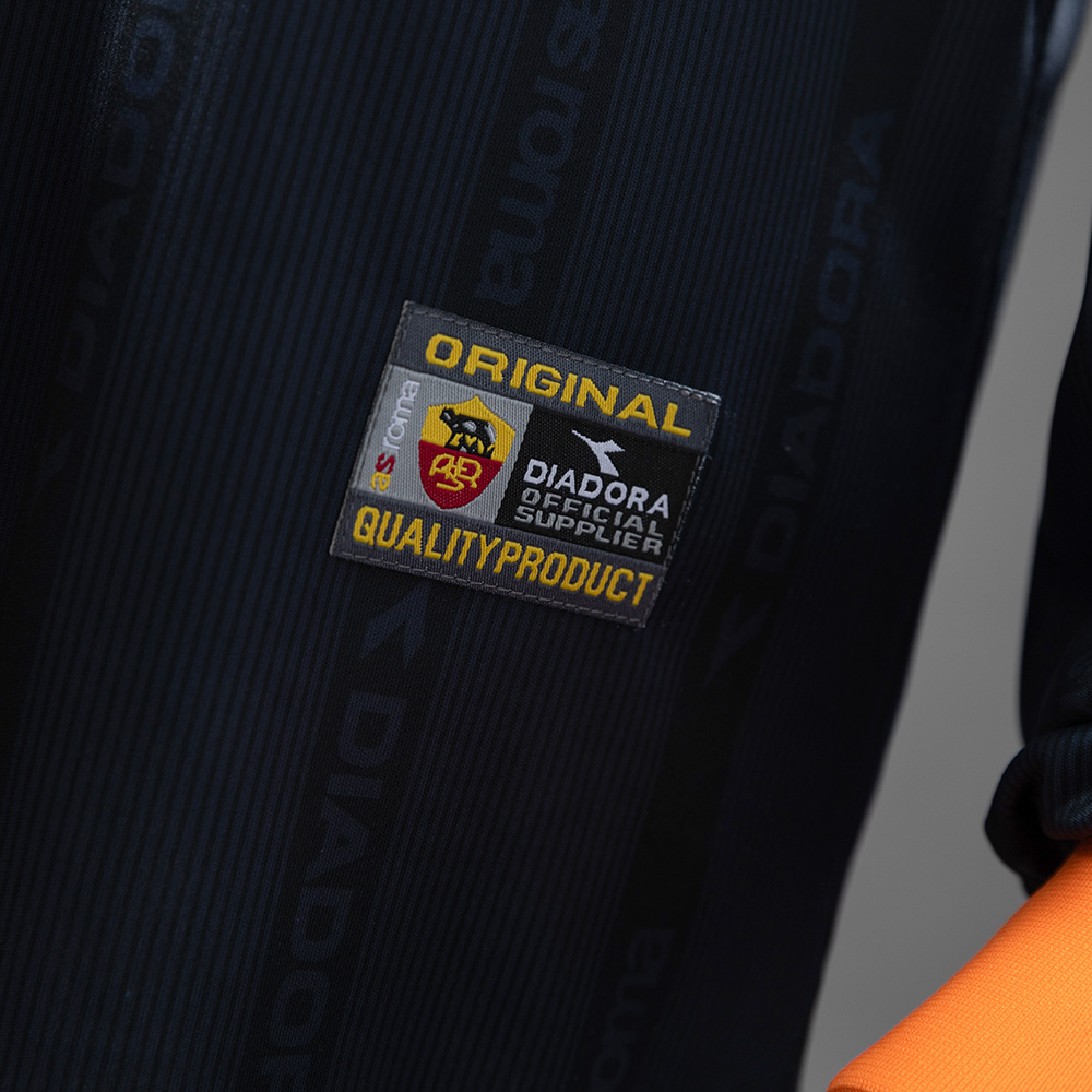 Roma 99/00 Third Long Sleeve Retro Jersey – Replica Football Soccer Shirt – S–4XL