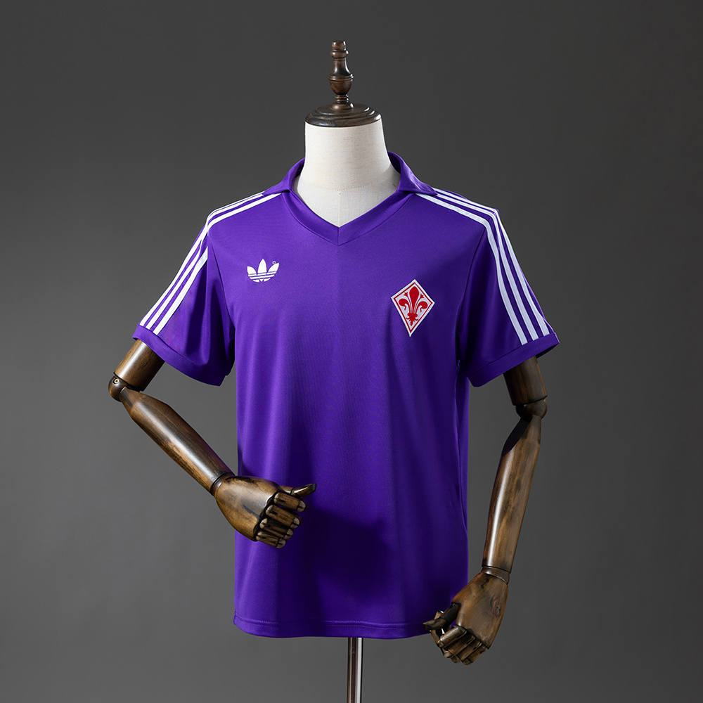 Fiorentina 79/80 Home Retro Jersey – Replica Football Soccer Shirt – S–XXL