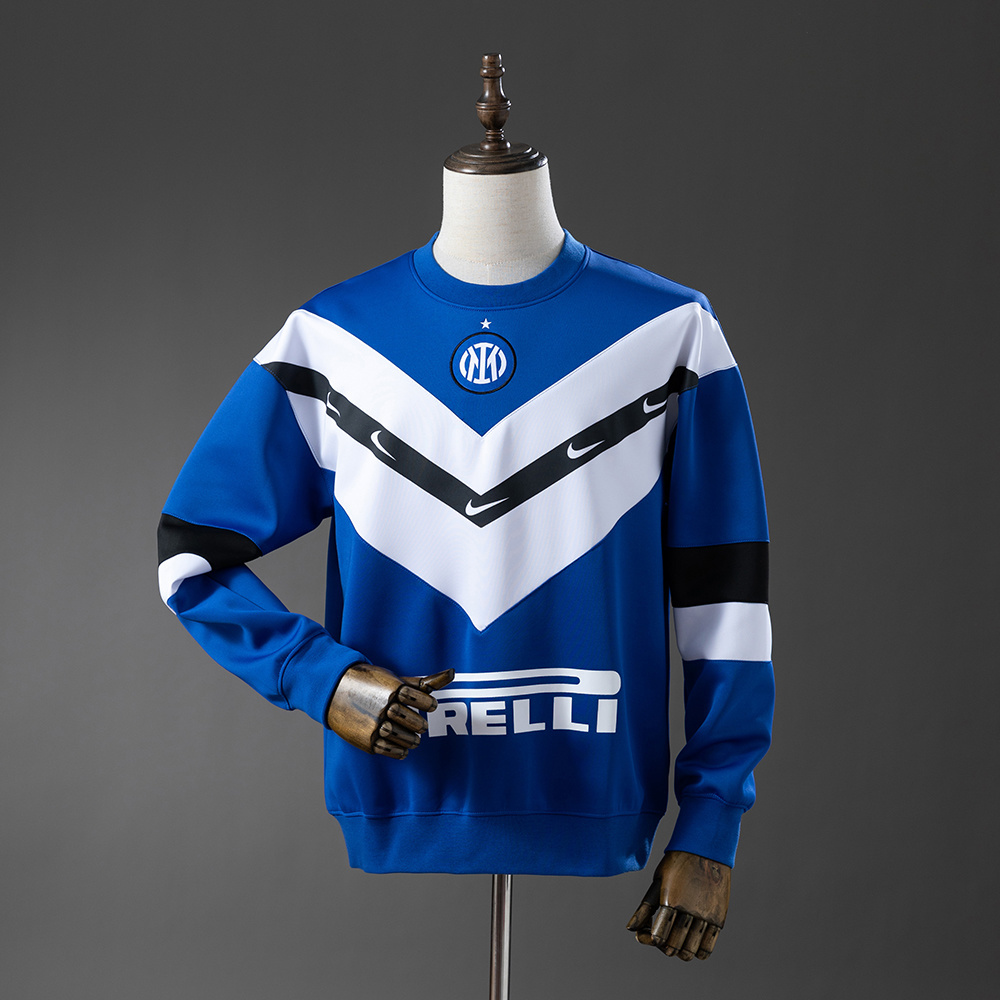 Inter Milan 25/26 Long Sleeve Sweatshirt – Replica Football Soccer Shirt – S–XXL