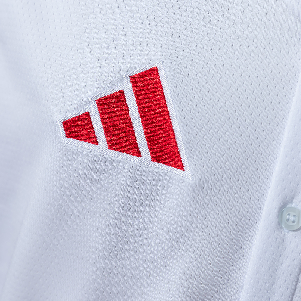 Liverpool 25/26 US Pack Full-Button Baseball Jersey White – Replica Football Lifestyle Shirt – S–4XL