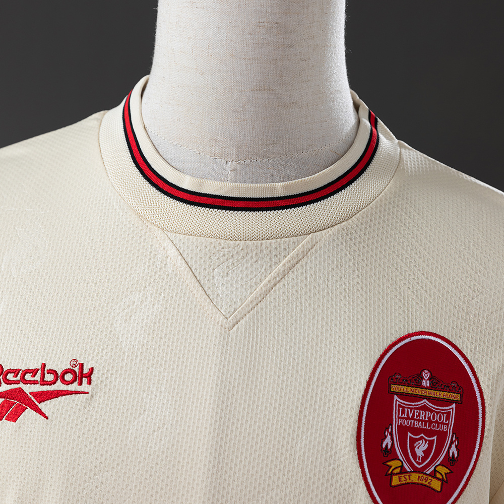 Liverpool 1996/97 Away Long Sleeve Retro Jersey – Replica Football Soccer Shirt – S–XXL