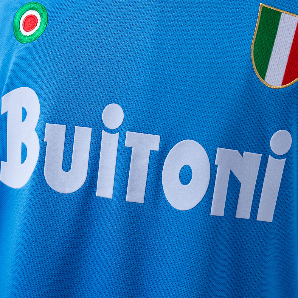 Napoli 1987/88 Home Long Sleeve Retro Jersey – Replica Football Soccer Shirt – S–XXL