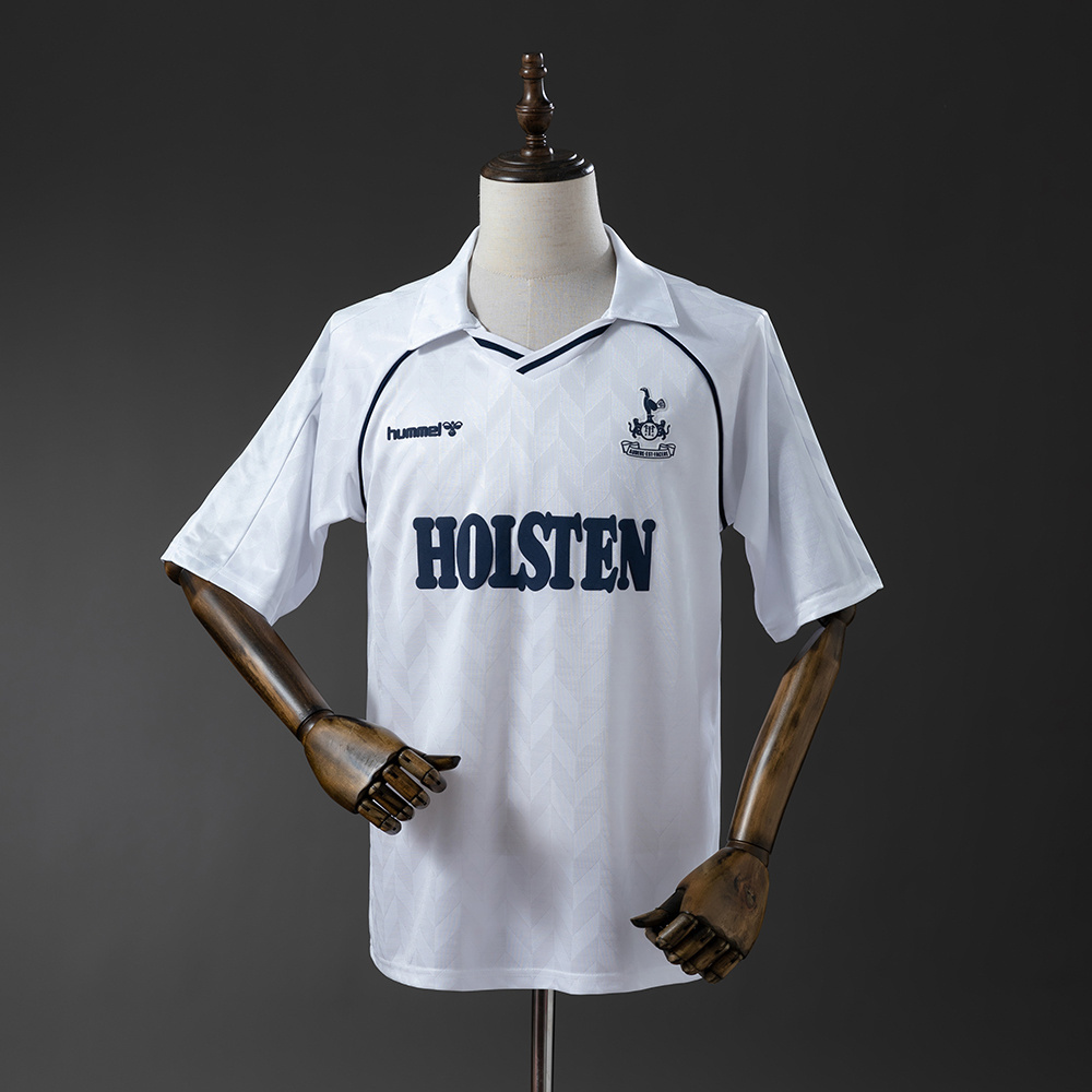 87/89 Tottenham Hotspur Home Retro Jersey – Replica Football Soccer Shirt – S–XXL