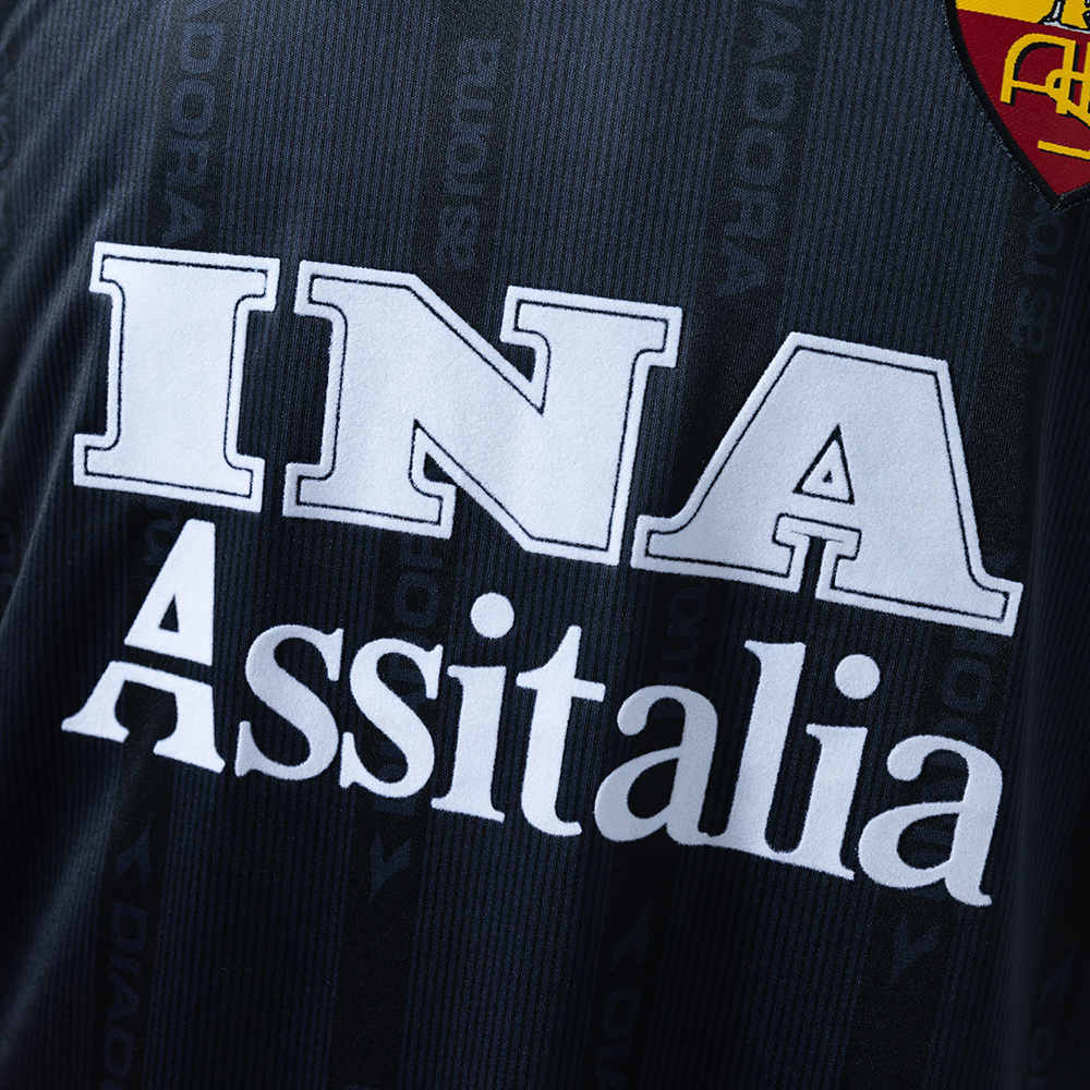 Roma 99/00 Third Long Sleeve Retro Jersey – Replica Football Soccer Shirt – S–4XL