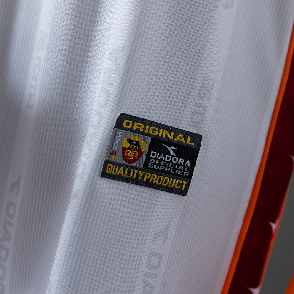 Roma 99/00 Away Long Sleeve Retro Jersey – Replica Football Soccer Shirt – S–XXL