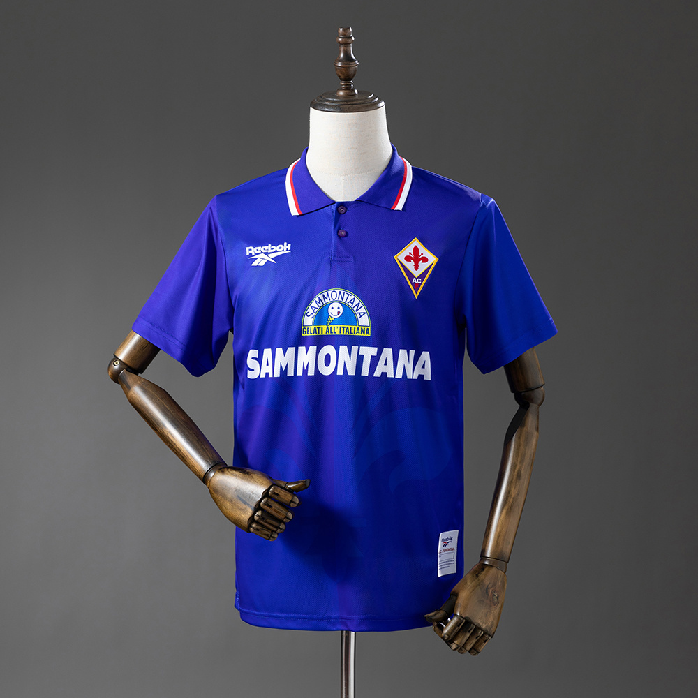 Fiorentina 95/96 Home Retro Jersey – Replica Football Soccer Shirt – S–XXL