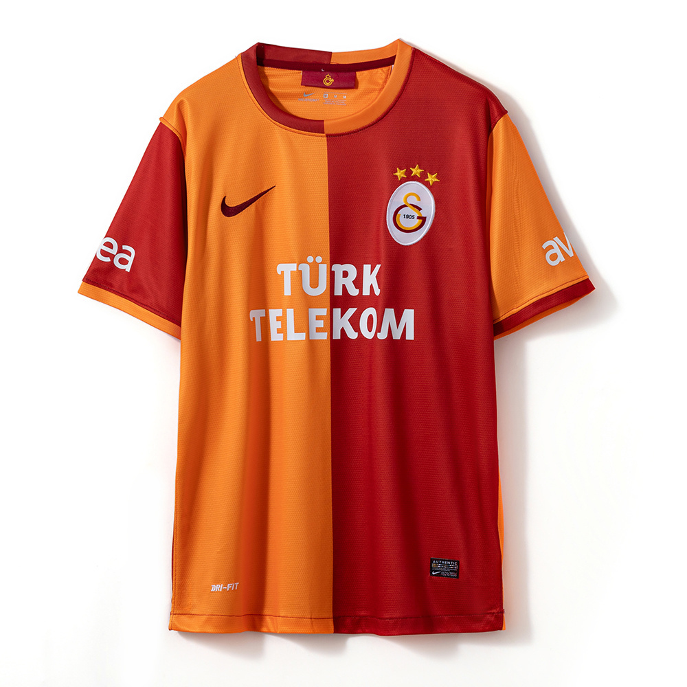 Retro Galatasaray S.K. 13/14 Home Jersey – Replica Football Soccer Shirt – S–2XL