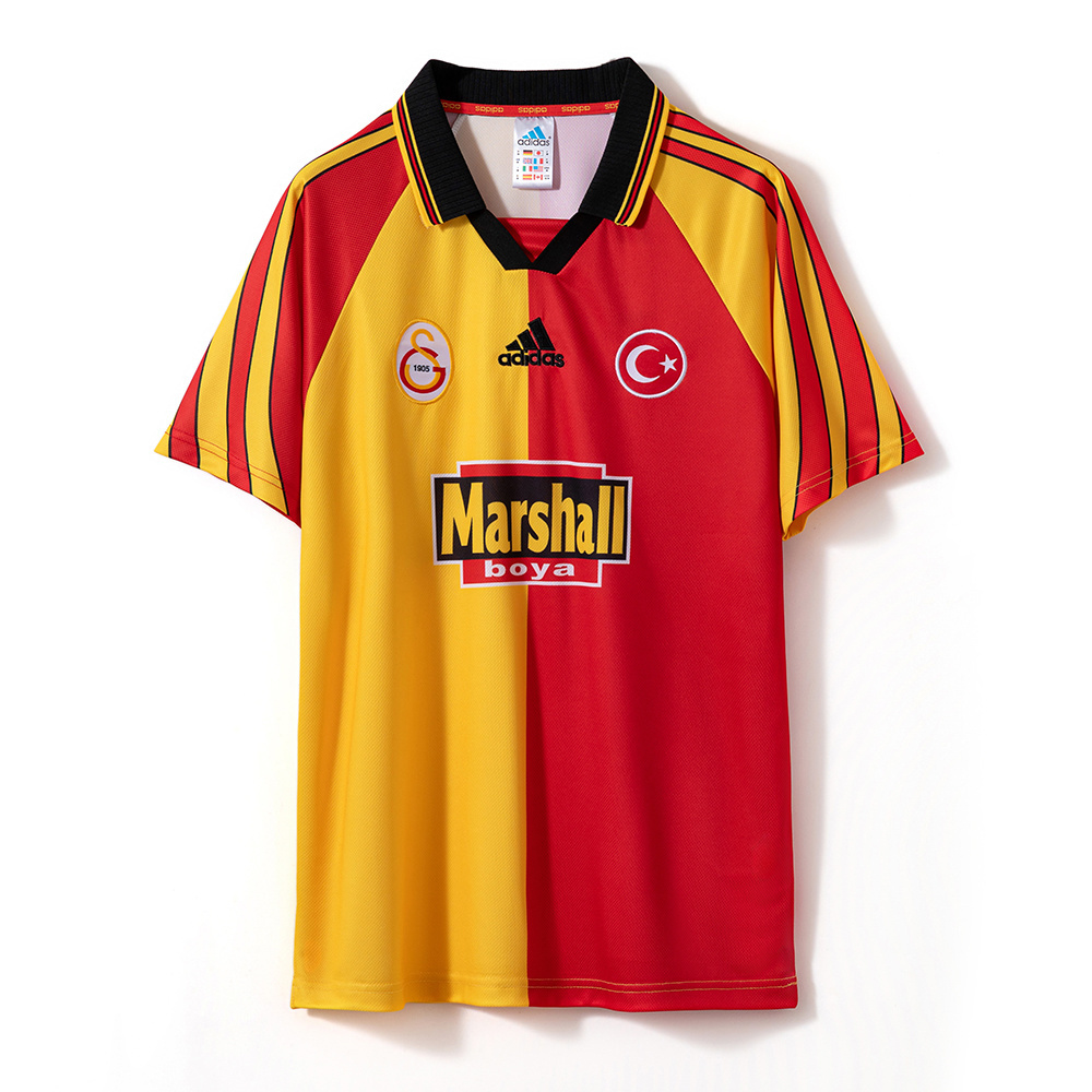 Retro Galatasaray S.K. 98/99 Home Jersey – Replica Football Soccer Shirt – S–2XL