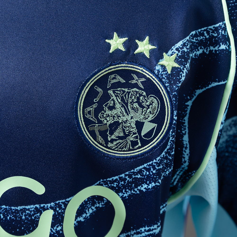 Ajax 25/26 Away Full Kids Kit – Youth Football Set – Size 16–28