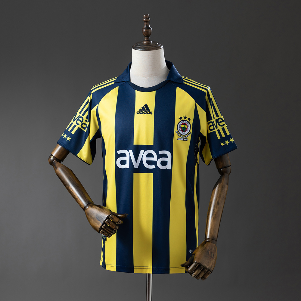Fenerbahce 08/09 Home Retro Jersey – Replica Football Soccer Shirt – S–XXL