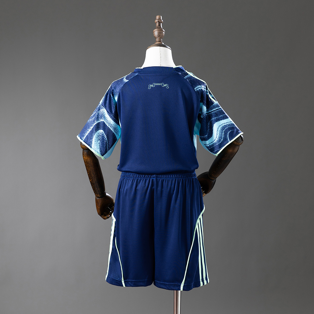 Ajax 25/26 Away Full Kids Kit – Youth Football Set – Size 16–28