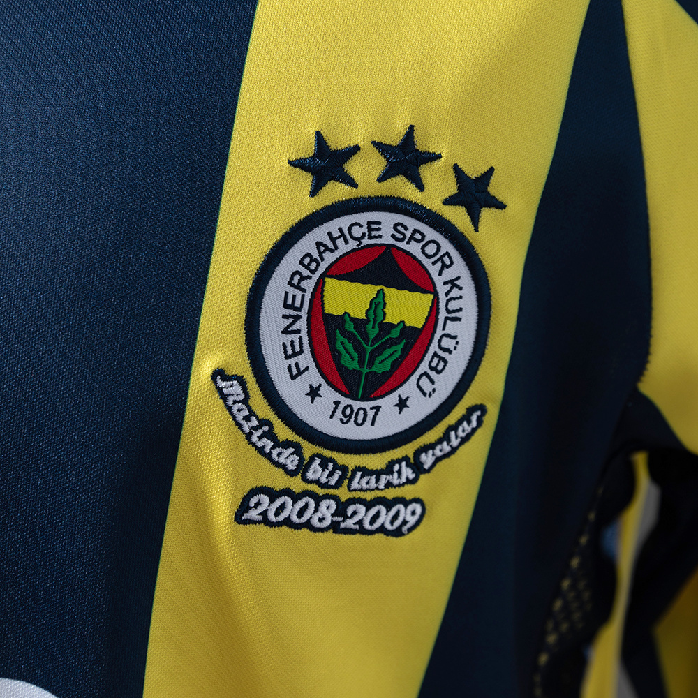 Fenerbahce 08/09 Home Retro Jersey – Replica Football Soccer Shirt – S–XXL