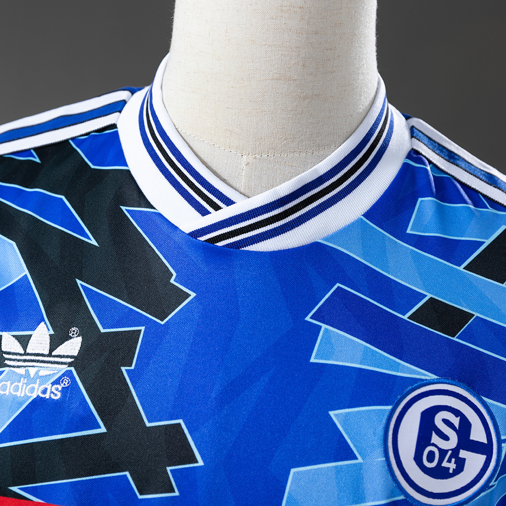 Schalke 04 1993/94 Home Retro Jersey – Replica Football Soccer Shirt – S–XXL