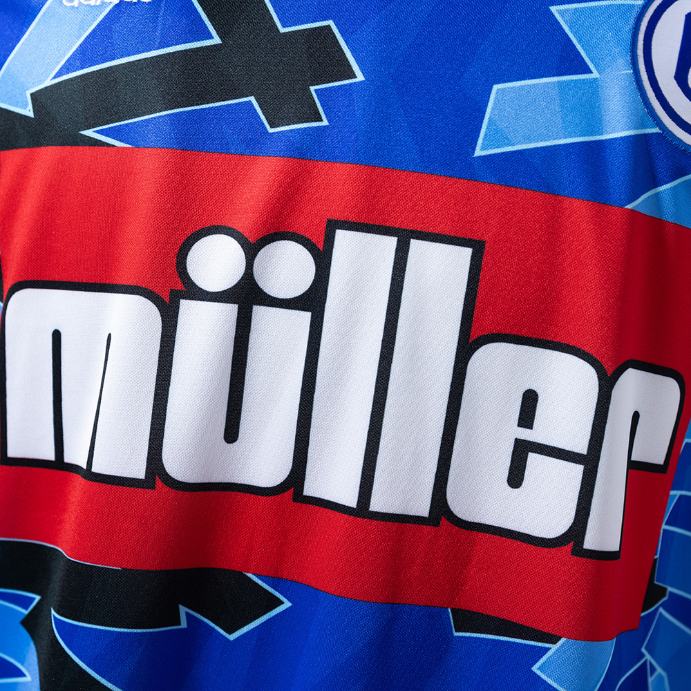 Schalke 04 1993/94 Home Retro Jersey – Replica Football Soccer Shirt – S–XXL