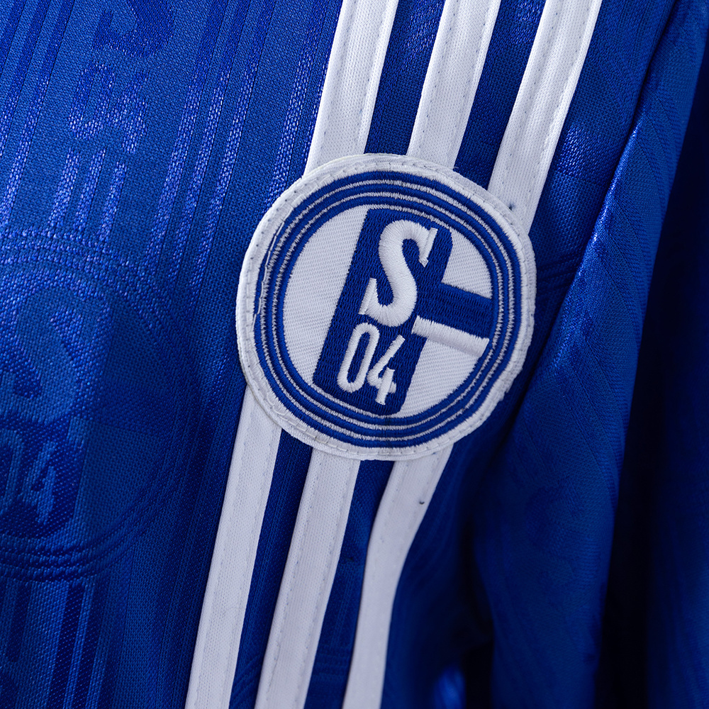 Schalke 04 1996/97 Home Retro Jersey – Replica Football Soccer Shirt – S–XXL