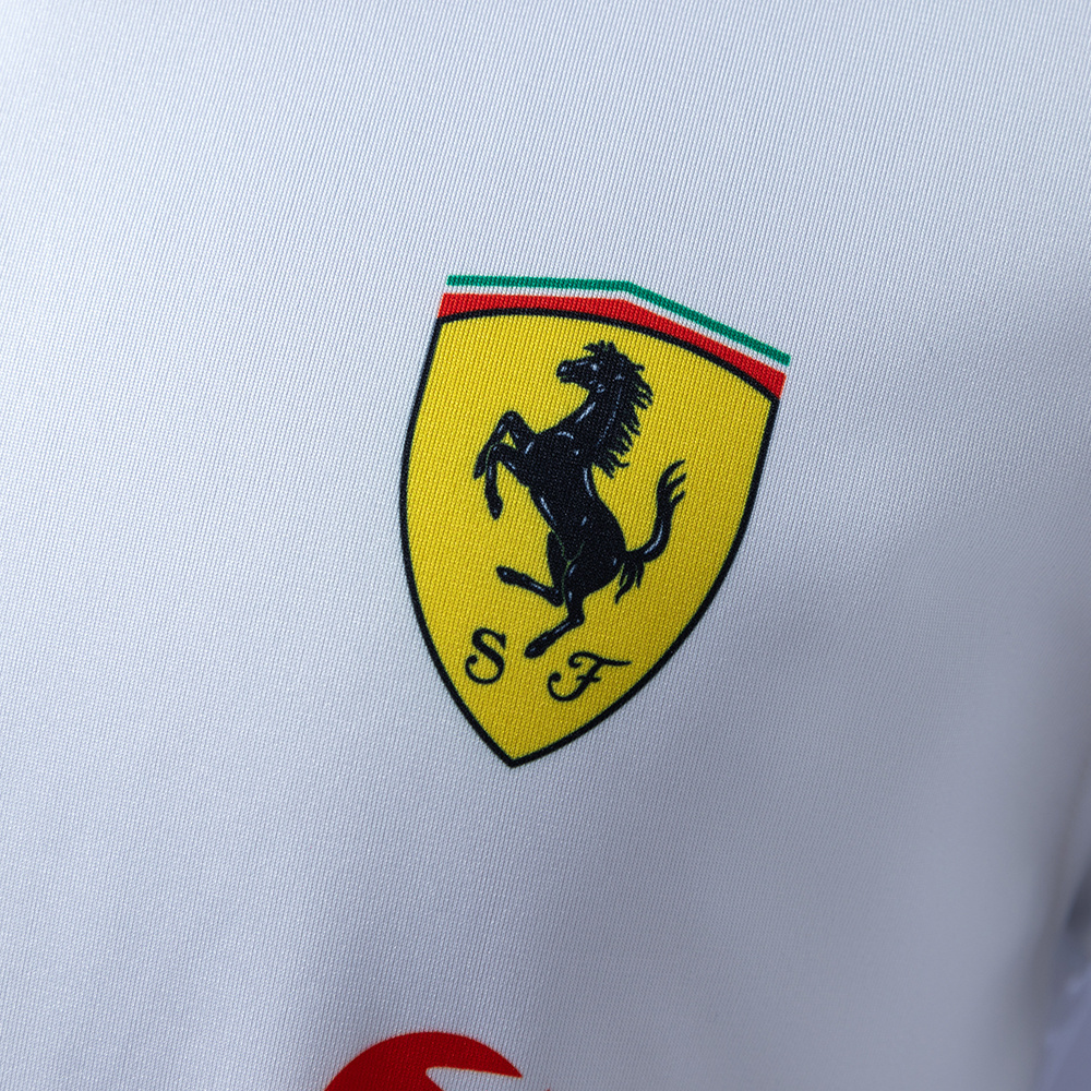 Scuderia Ferrari 2025 F1 Racing Suit White – Motorsport Replica – S–5XL