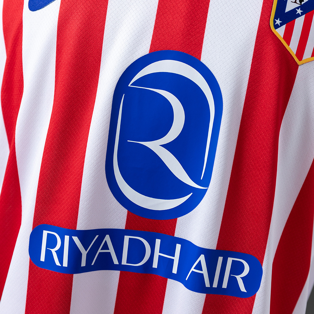 Atletico Madrid 25/26 Home Long Sleeve Jersey – Replica Football Soccer Shirt – S–4XL