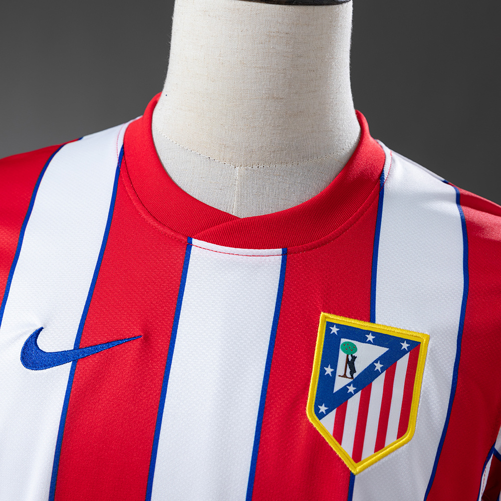 Atletico Madrid 2011/12 Home Champions League Retro Jersey – Replica Football Soccer Shirt – S–XXL