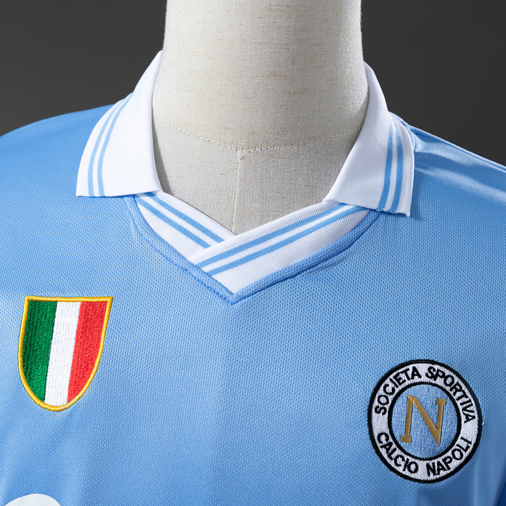 Napoli 86/87 Home Retro Jersey – Replica Football Soccer Shirt – S–XXL