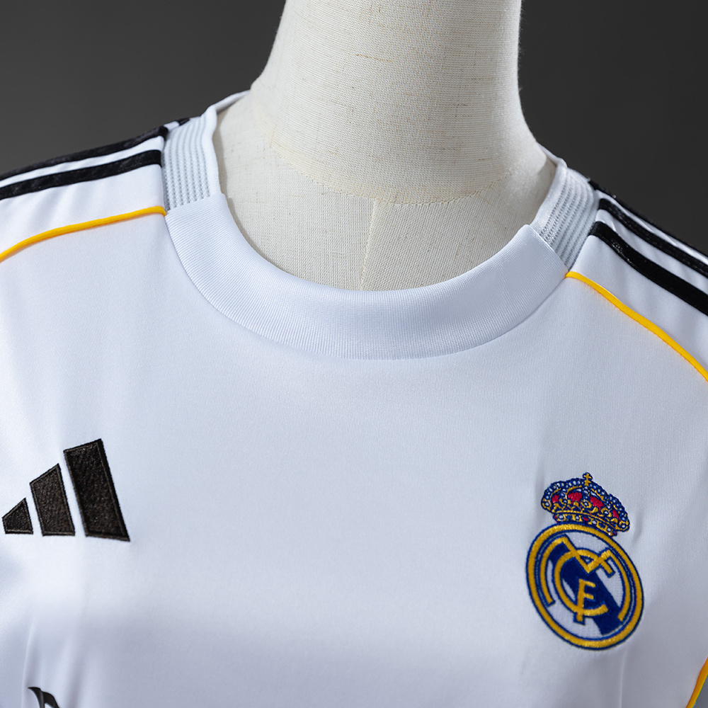 Real Madrid 25/26 Home Women’s Jersey – Replica Football Soccer Shirt – S–XXL