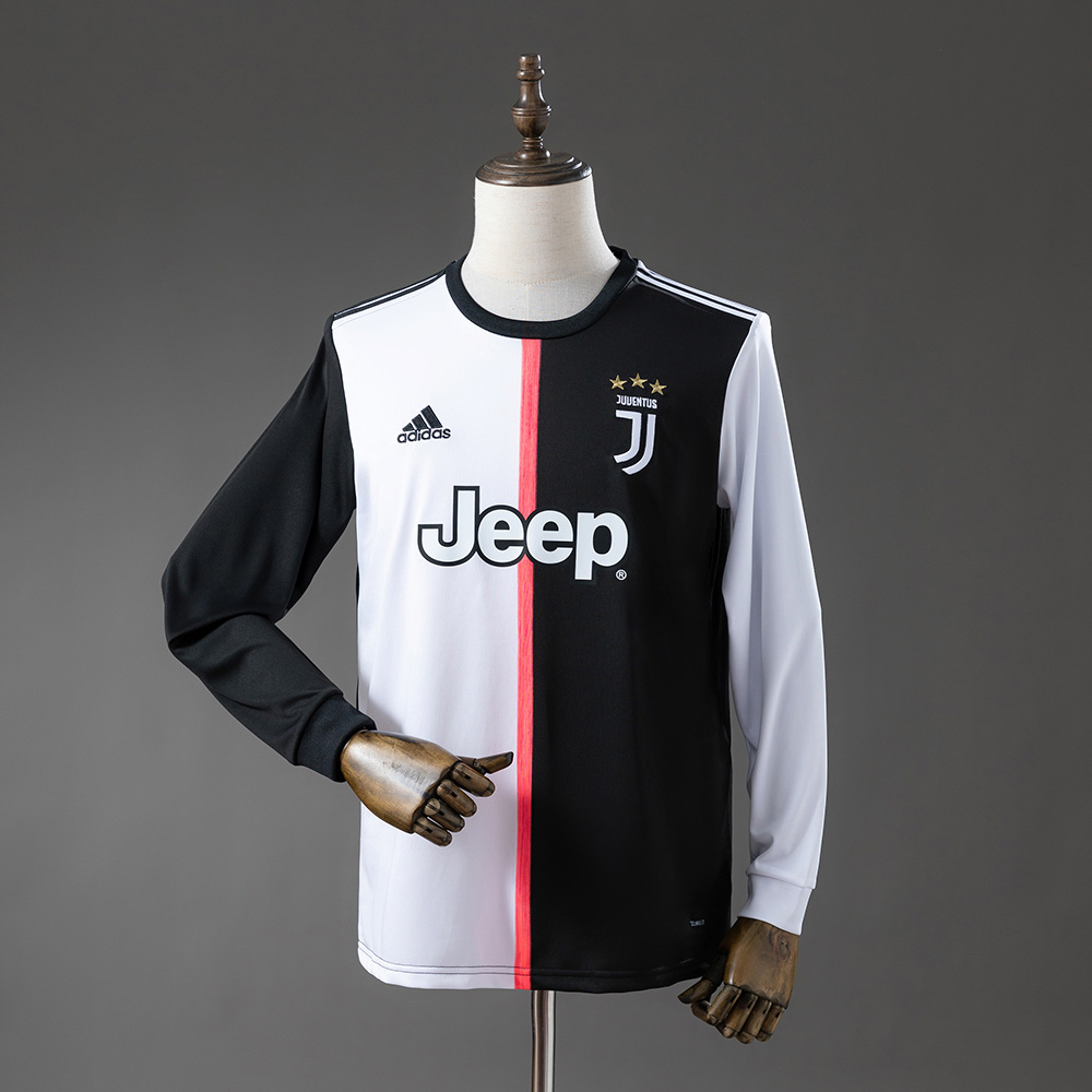 Juventus 19/20 Home Long-Sleeved Retro Jersey S-XXL