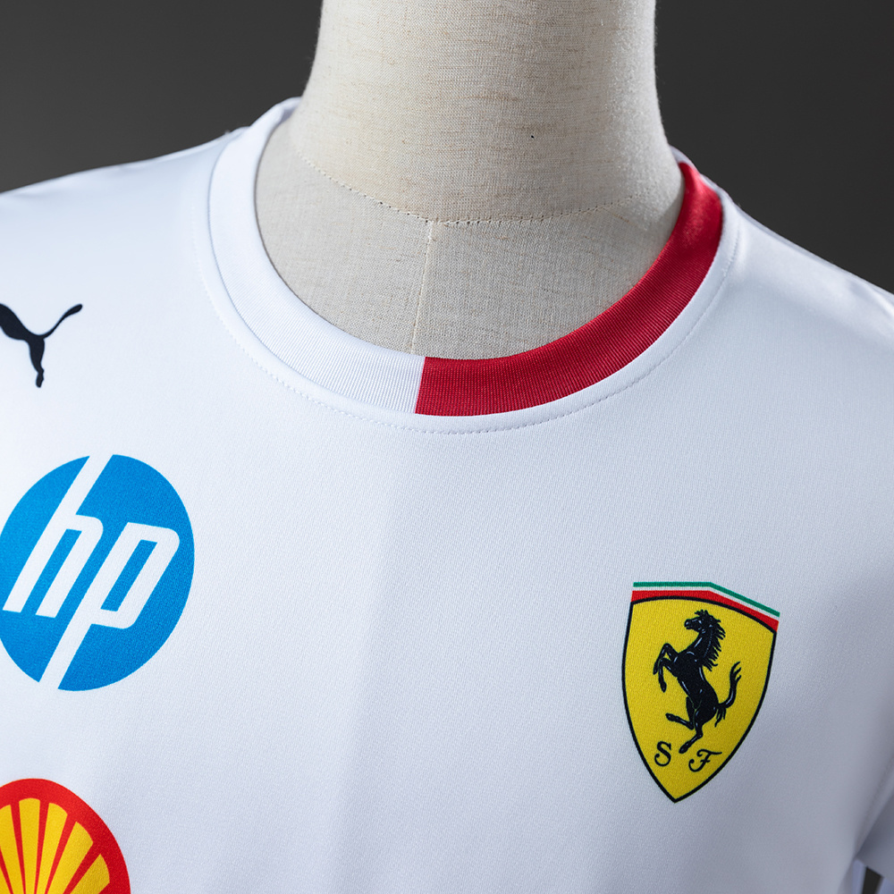 Scuderia Ferrari 2025 F1 Racing Suit White – Motorsport Replica – S–5XL