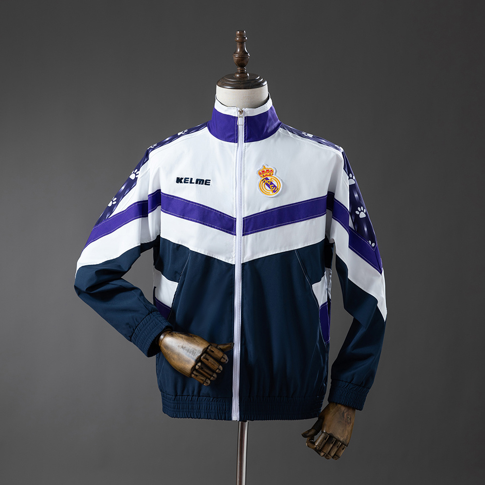 Real Madrid 1994/97 Retro Windbreaker – Replica Football Windbreaker Jacket – S–XXL