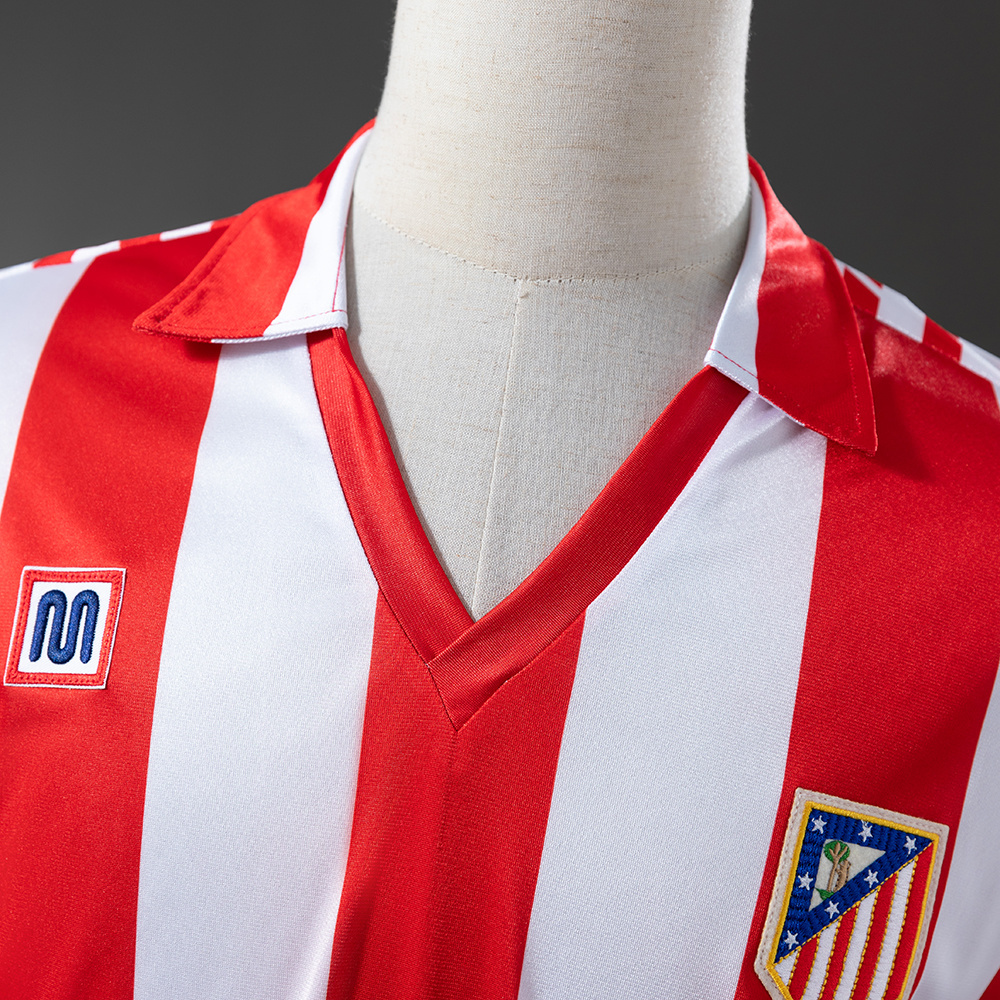 Atletico Madrid 1982/83 Home Retro Jersey – Replica Football Soccer Shirt – S–XXL