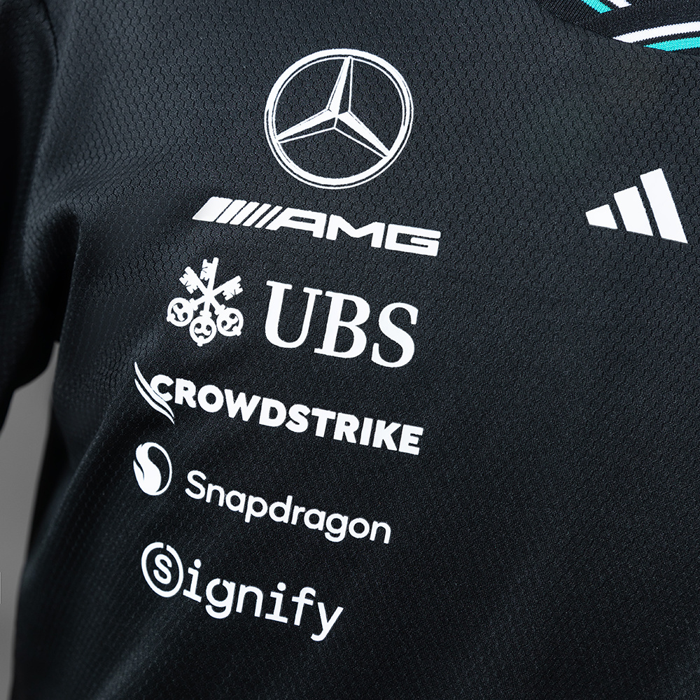 Mercedes-AMG Team 2025 F1 Racing Suit Long Sleeve Black – Motorsport Replica – S–5XL