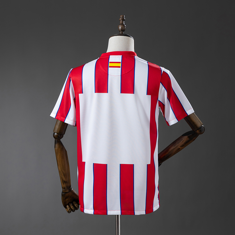 Atletico Madrid 2011/12 Home Champions League Retro Jersey – Replica Football Soccer Shirt – S–XXL