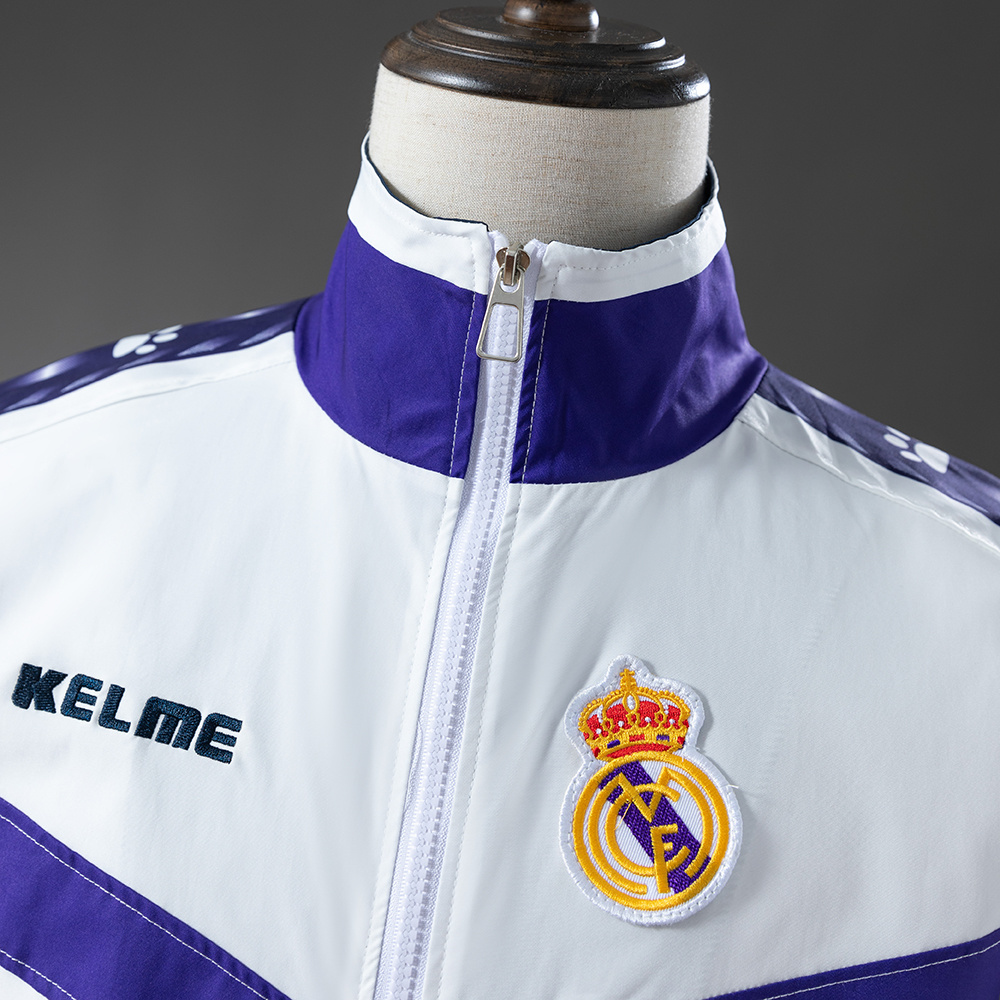 Real Madrid 1994/97 Retro Windbreaker – Replica Football Windbreaker Jacket – S–XXL