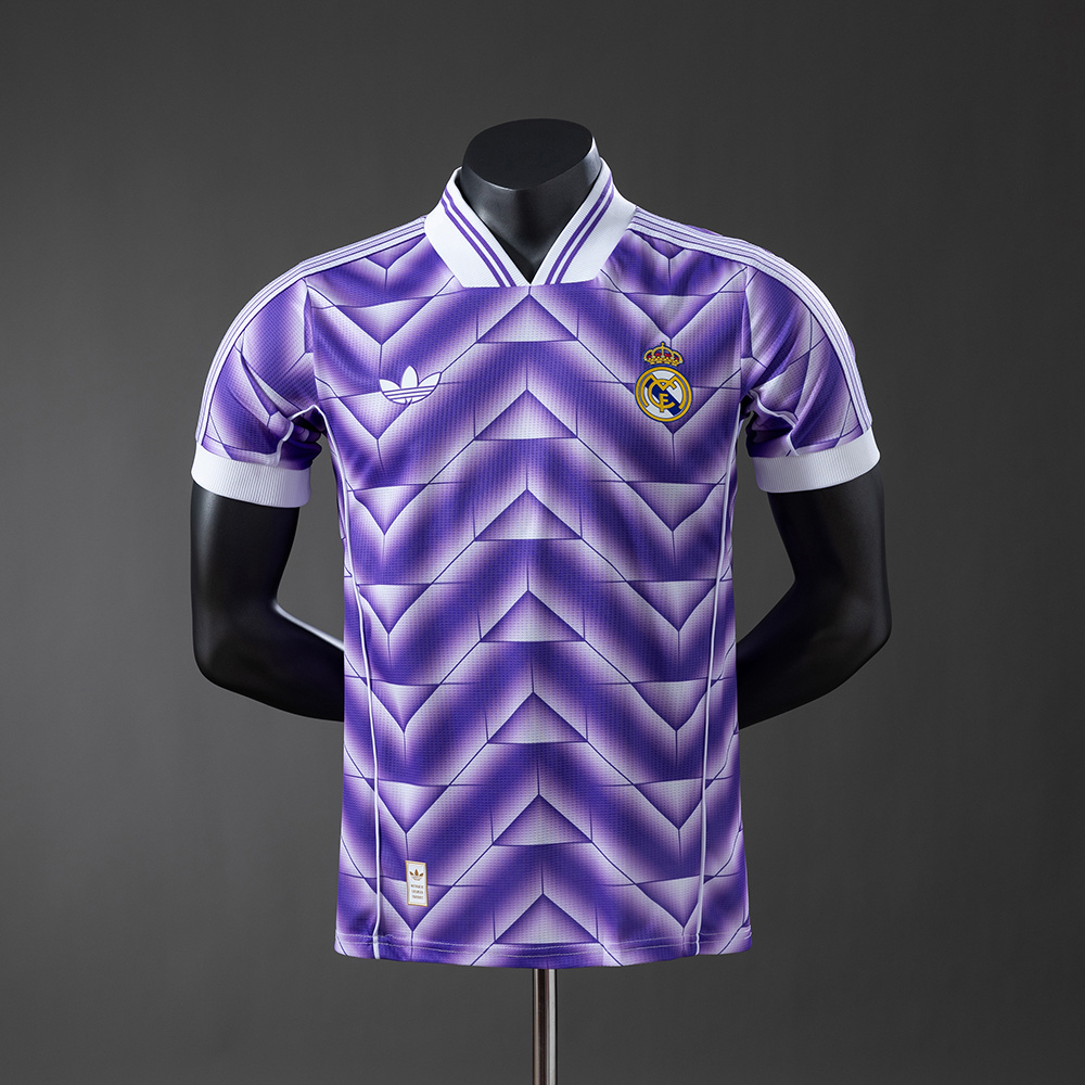 Real Madrid 25/26 Player Version Jersey Purple – Replica Football Soccer Shirt – S–XXL