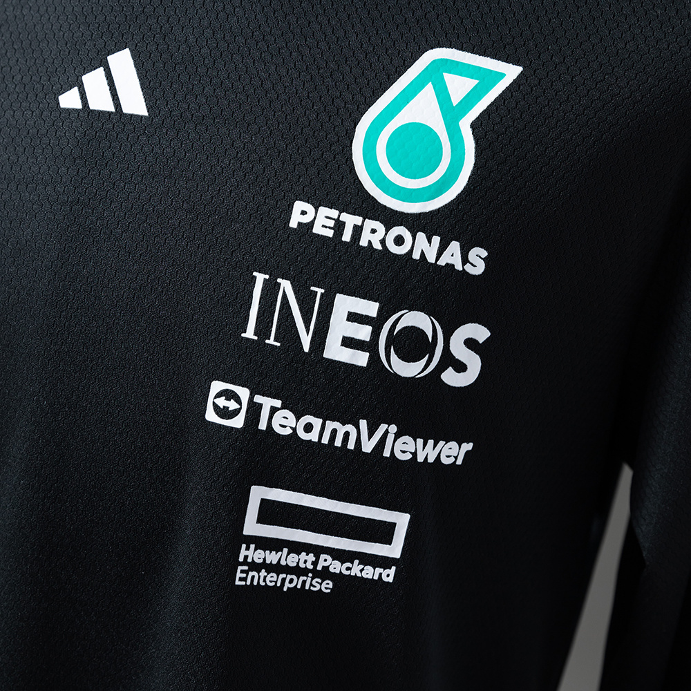 Mercedes-AMG Team 2025 F1 Racing Suit Long Sleeve Black – Motorsport Replica – S–5XL