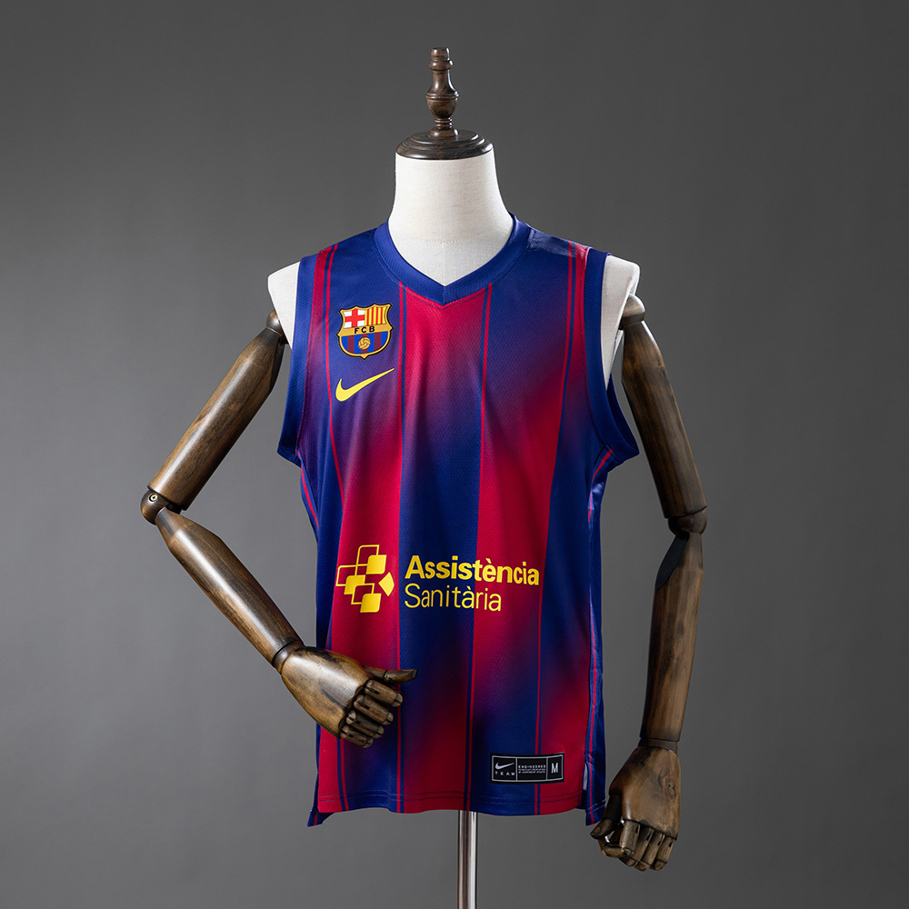 Barcelona 25/26 Home Basketball Jersey – Replica Basketball Shirt