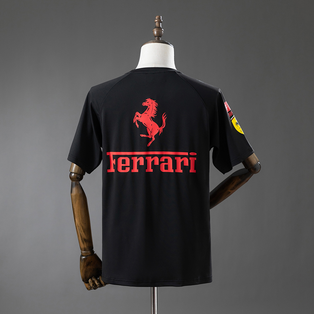 Scuderia Ferrari F1 2025 Black T-shirt S-3XL