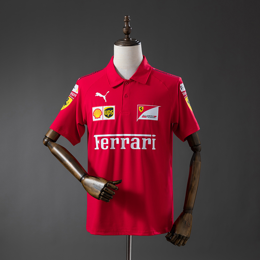Scuderia Ferrari F1 2025 Red Polo S-3XL